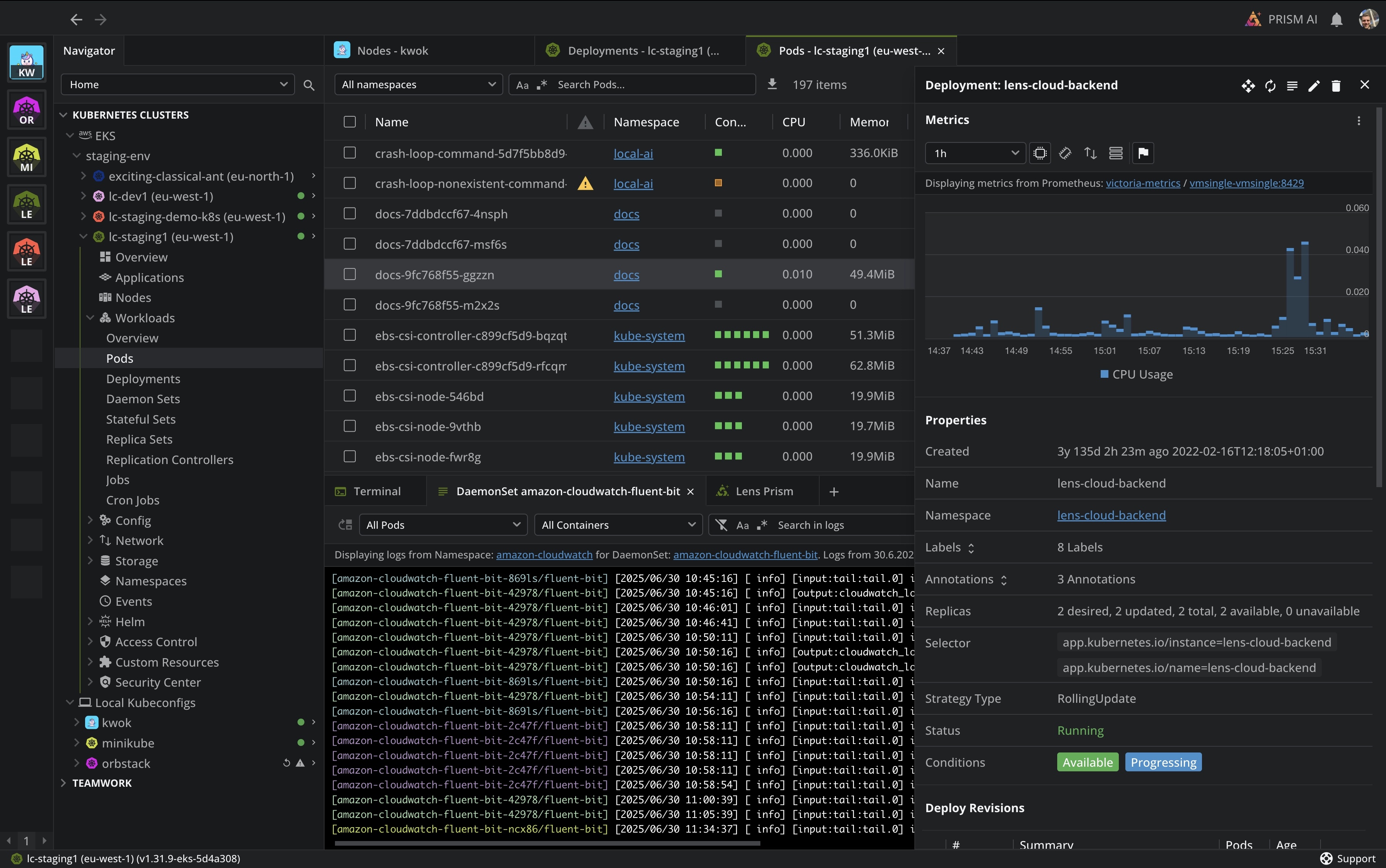 Lens User Interface